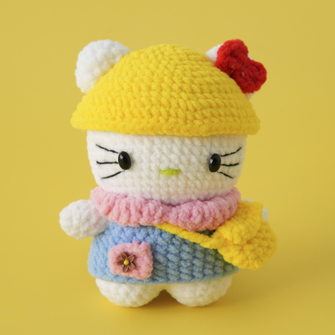 Crochet Toy - Kitty and Friends